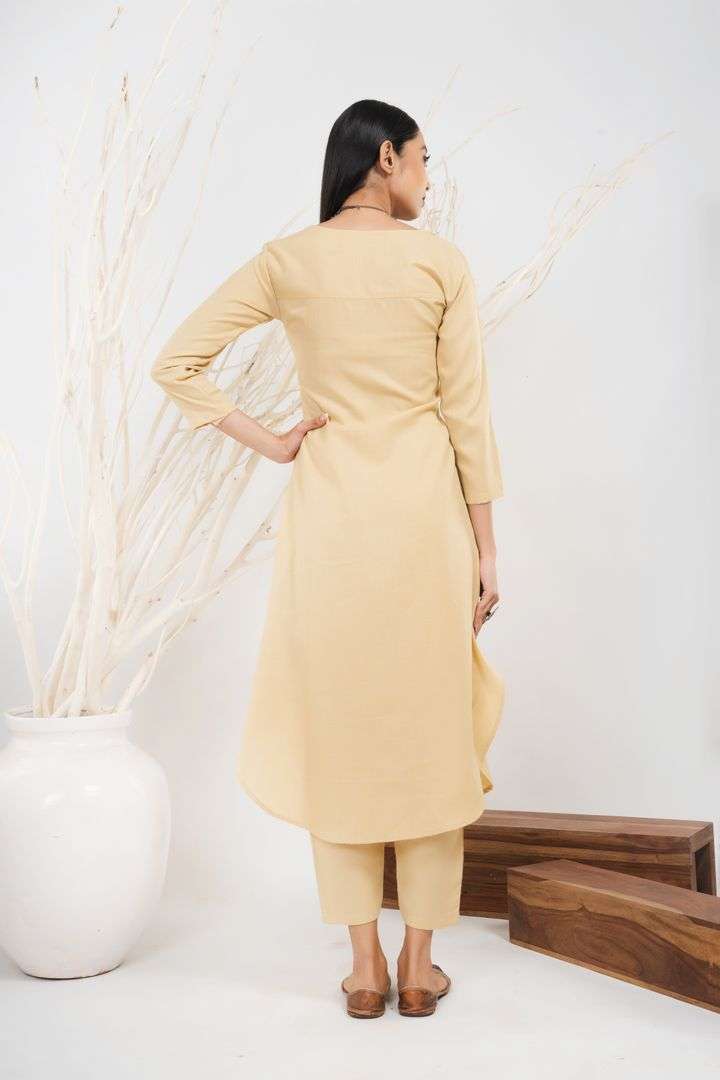 Buy online Olive Cotton Dobby Overlap Kurti from Kurta Kurtis for Women by  Aana for ₹549 at 58% off | 2024 Limeroad.com